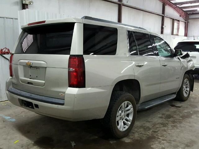 1GNSC6KCXFR518817 - 2015 CHEVROLET TAHOE TAN photo 4