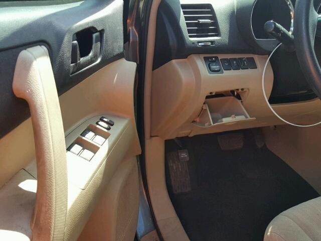 5TDBK3EHXCS133742 - 2012 TOYOTA HIGHLANDER GREEN photo 9