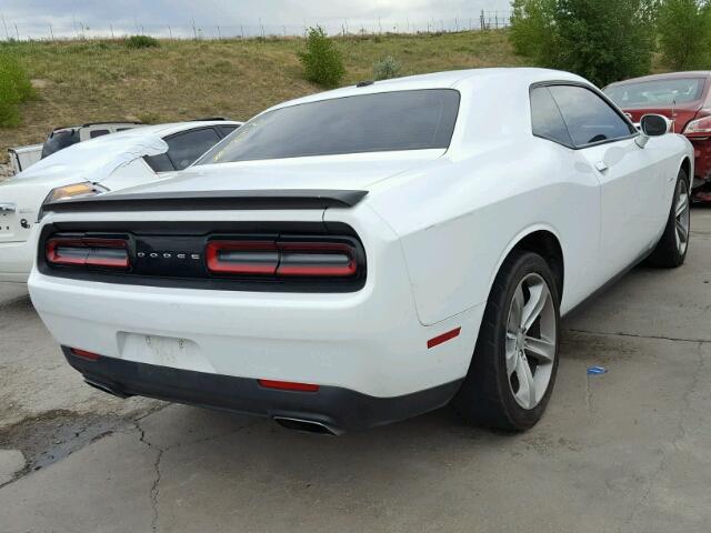 2C3CDZAT5FH865361 - 2015 DODGE CHALLENGER WHITE photo 4