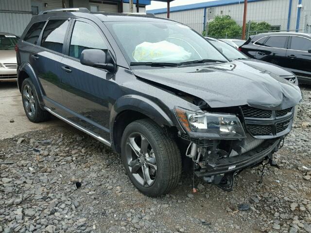 3C4PDDGGXFT633629 - 2015 DODGE JOURNEY CR CHARCOAL photo 1