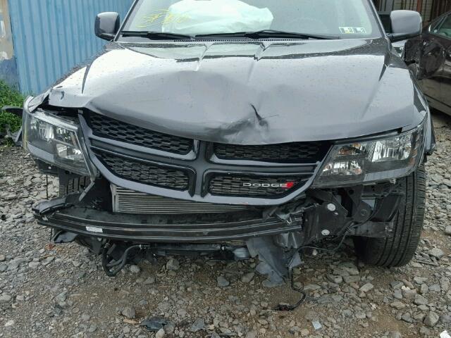 3C4PDDGGXFT633629 - 2015 DODGE JOURNEY CR CHARCOAL photo 9