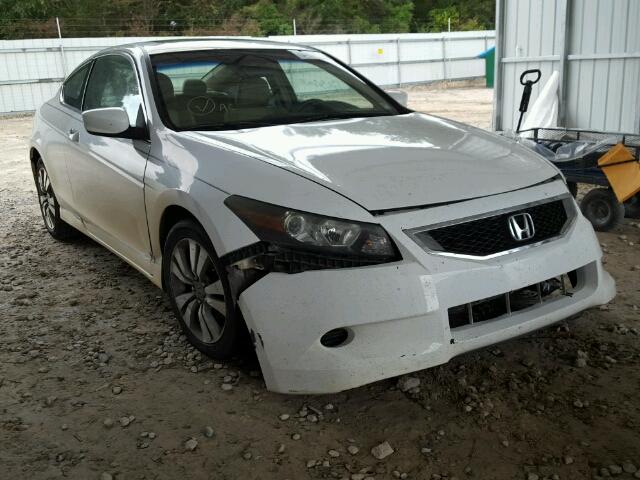 1HGCS12848A007637 - 2008 HONDA ACCORD EXL WHITE photo 1