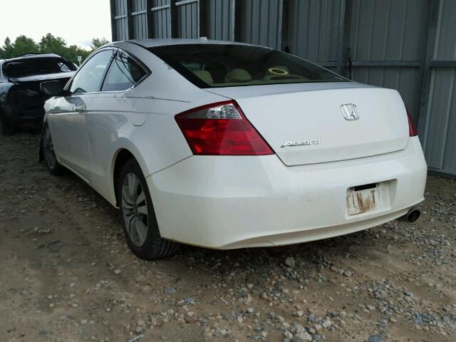 1HGCS12848A007637 - 2008 HONDA ACCORD EXL WHITE photo 3