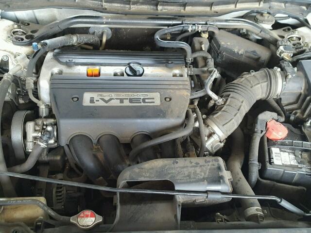 1HGCS12848A007637 - 2008 HONDA ACCORD EXL WHITE photo 7