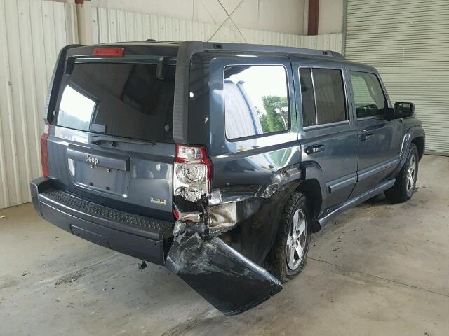 1J8HH48N68C153438 - 2008 JEEP COMMANDER Mavi foto 4