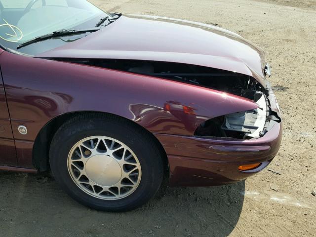 1G4HP52K734144812 - 2003 BUICK LESABRE CU RED photo 9