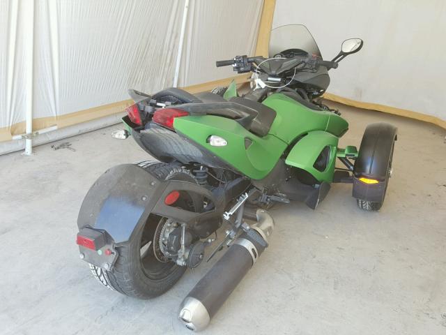 2BXJANA1XCV000420 - 2012 CAN-AM SPYDER ROA GREEN photo 4