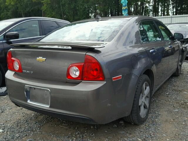 1G1ZC5EU3CF286816 - 2012 CHEVROLET MALIBU 1LT GRAY photo 4