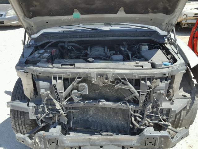 1N6BA0CH5DN312456 - 2013 NISSAN TITAN S SILVER photo 7