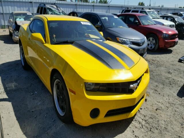 2G1FA1E33D9115793 - 2013 CHEVROLET CAMARO LS YELLOW photo 1