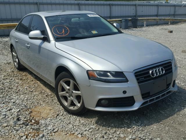 WAULF78K69N026111 - 2009 AUDI A4 2.0T QU SILVER photo 1