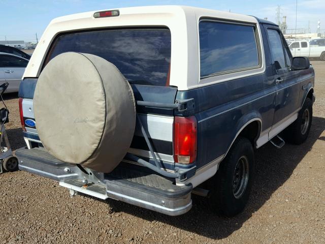 1FMEU15H3PLA34095 - 1993 FORD BRONCO U10 GREEN photo 4