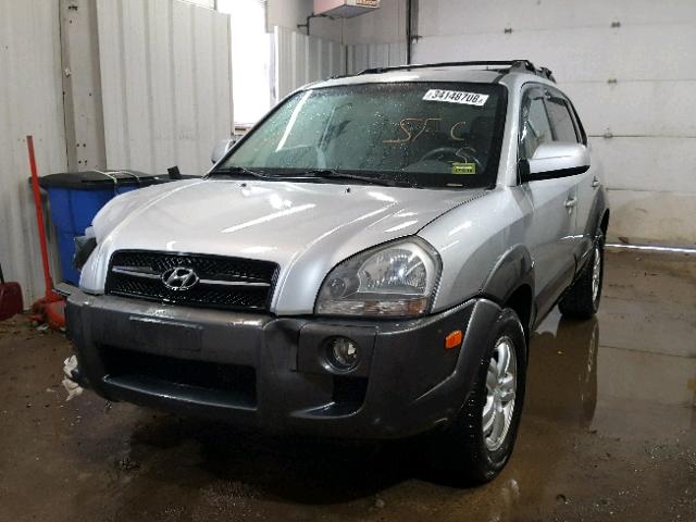 KM8JN72D37U686435 - 2007 HYUNDAI TUCSON SE SILVER photo 2