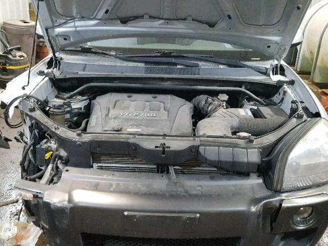 KM8JN72D37U686435 - 2007 HYUNDAI TUCSON SE SILVER photo 7