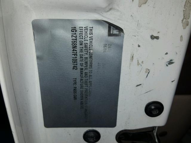 1G1ZT68N47F109742 - 2007 CHEVROLET MALIBU MAX WHITE photo 10