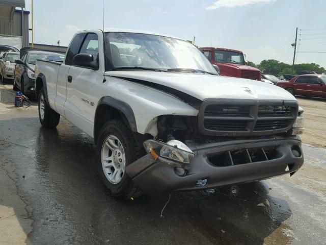 1B7GL12X32S600864 - 2002 DODGE DAKOTA BAS WHITE photo 1