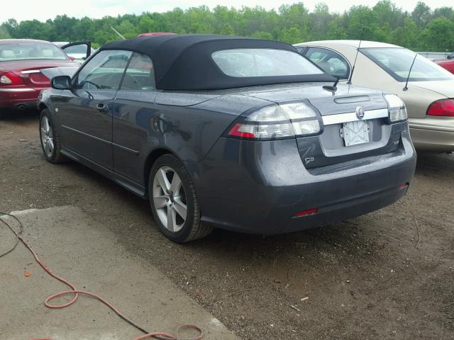 YS3FA7CY9B1314379 - 2011 SAAB 9-3 2.0T GRAY photo 3