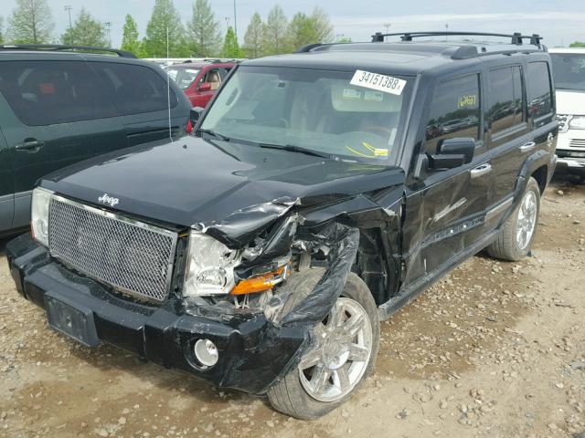 1J8HG68297C696429 - 2007 JEEP COMMANDER შავი ფოტო 2