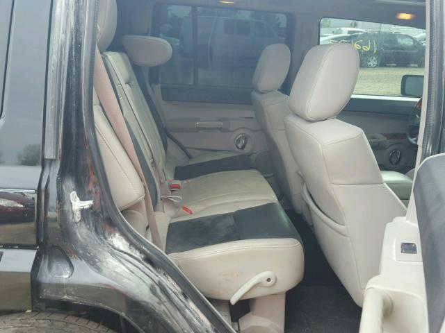 1J8HG68297C696429 - 2007 JEEP COMMANDER შავი ფოტო 6