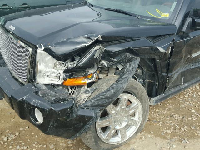 1J8HG68297C696429 - 2007 JEEP COMMANDER შავი ფოტო 9