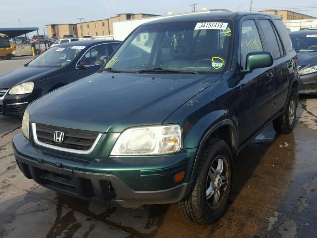 JHLRD18721C053692 - 2001 HONDA CR-V SE GREEN photo 2