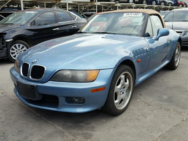 4USCJ3329VLC07305 - 1997 BMW Z3 2.8 BLUE photo 2