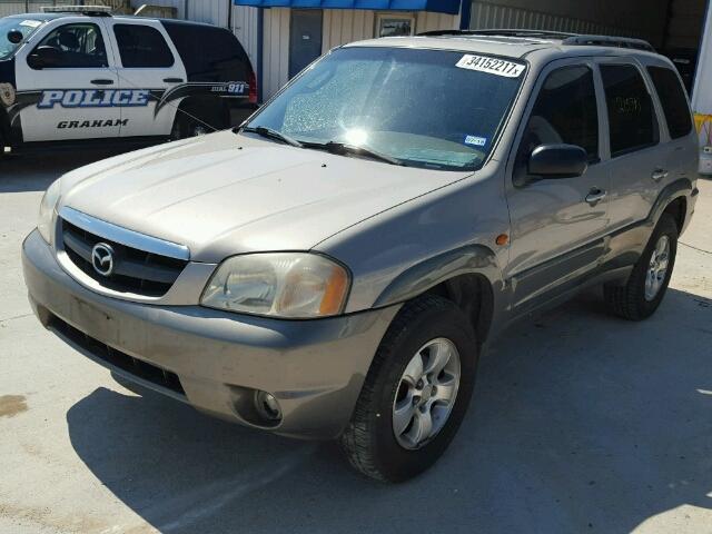 4F2YU09101KM00665 - 2001 MAZDA TRIBUTE LX GOLD photo 2