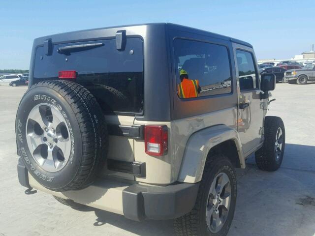 1C4AJWBG5HL605740 - 2017 JEEP WRANGLER S TAN photo 4