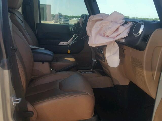 1C4AJWBG5HL605740 - 2017 JEEP WRANGLER S TAN photo 5