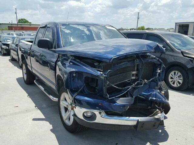 1D7HA18P87J635078 - 2007 DODGE RAM 1500 Q BLUE photo 1