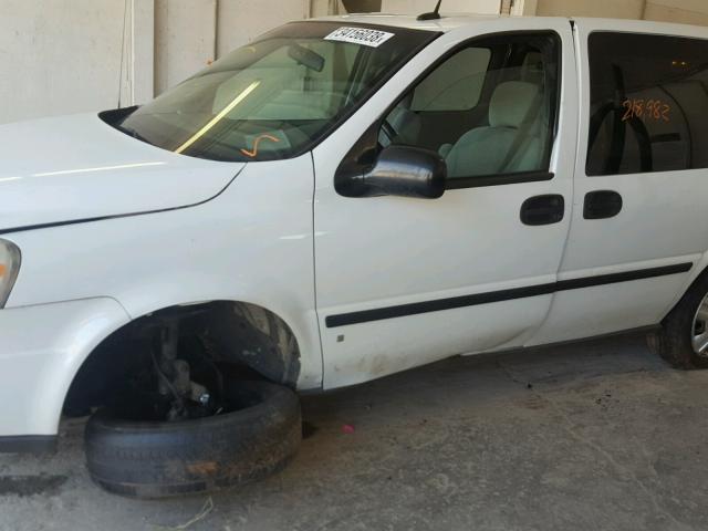 1GNDU23127D122620 - 2007 CHEVROLET UPLANDER L თეთრი ფოტო 9