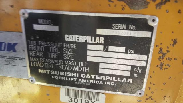 AT82D02811 - 2003 CTRP FORKLIFT 黄色 照片 9