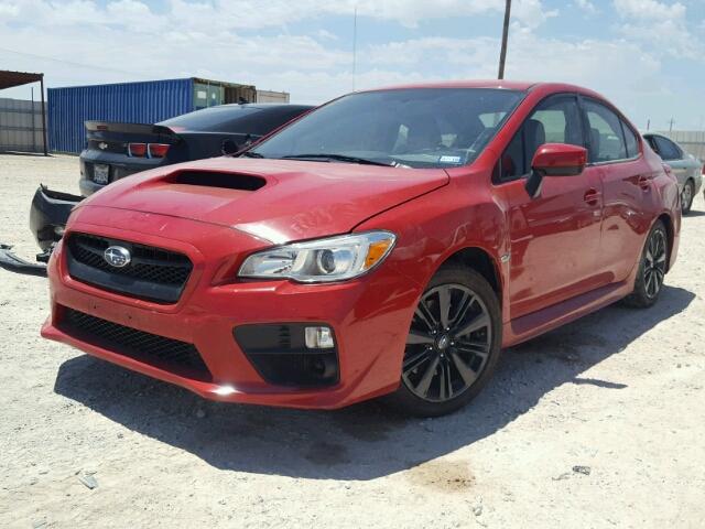 JF1VA1A66F9810397 - 2015 SUBARU WRX RED photo 2