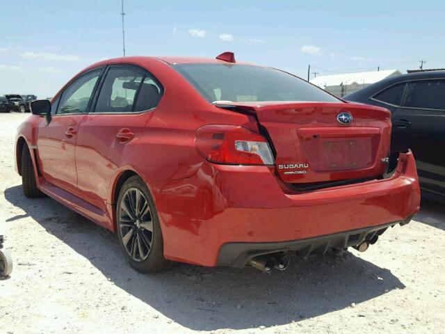 JF1VA1A66F9810397 - 2015 SUBARU WRX RED photo 3