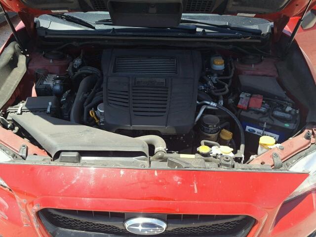 JF1VA1A66F9810397 - 2015 SUBARU WRX RED photo 7