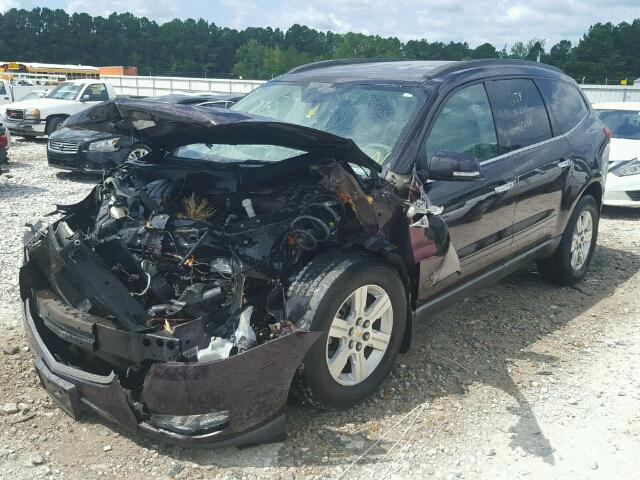 1GNER23DX9S165147 - 2009 CHEVROLET TRAVERSE L PURPLE photo 2