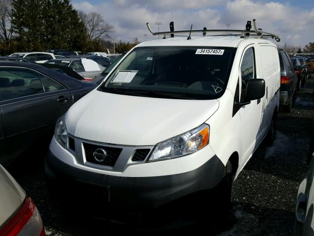 3N6CM0KN4EK691640 - 2014 NISSAN NV200 2.5S WHITE photo 2