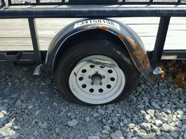 4YMUL1013FG076588 - 2015 UTILITY TRAILER BLACK photo 9