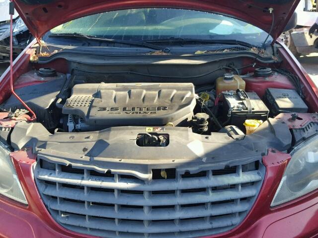 2A4GM48486R853000 - 2006 CHRYSLER PACIFICA RED photo 7