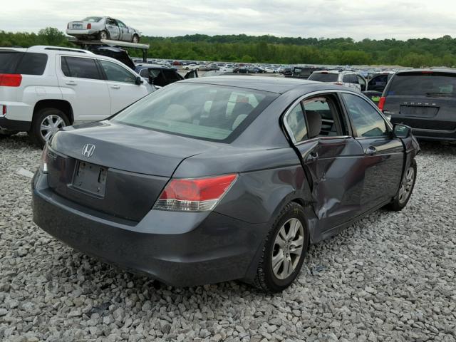 1HGCP26459A067278 - 2009 HONDA ACCORD LXP GRAY photo 4