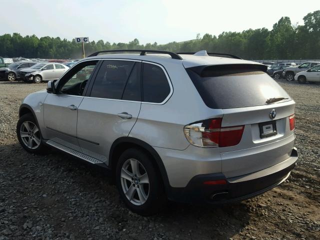 5UXFE83537LZ45906 - 2007 BMW X5 4.8I SILVER photo 3