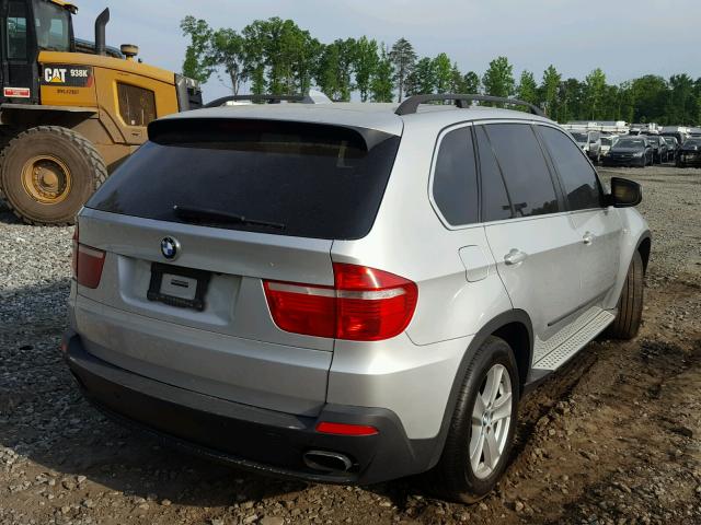 5UXFE83537LZ45906 - 2007 BMW X5 4.8I SILVER photo 4