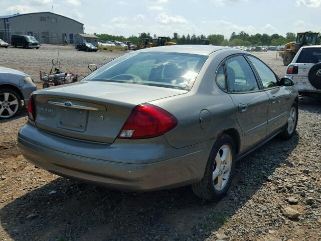 1FAFP55U21G188470 - 2001 FORD TAURUS SES GREEN photo 4