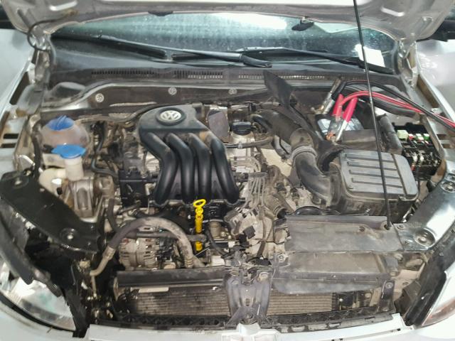 3VW2K7AJ3EM252698 - 2014 VOLKSWAGEN JETTA BASE 银色 照片 7