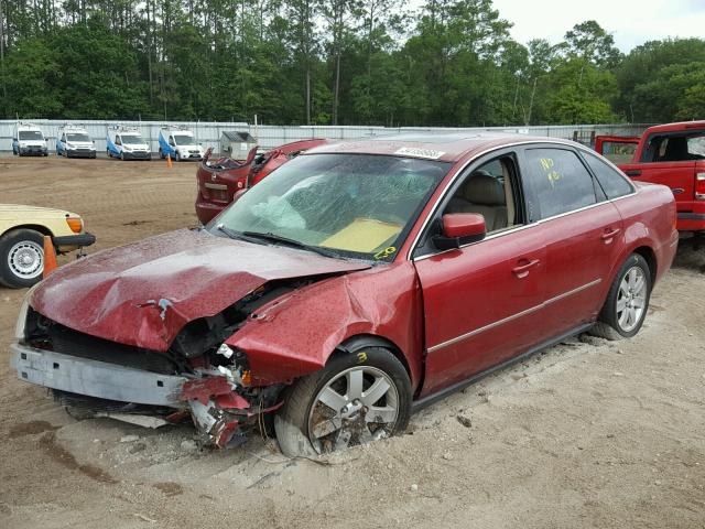 1FAFP24166G124087 - 2006 FORD FIVE HUNDR RED photo 2