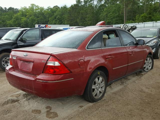 1FAFP24166G124087 - 2006 FORD FIVE HUNDR RED photo 4