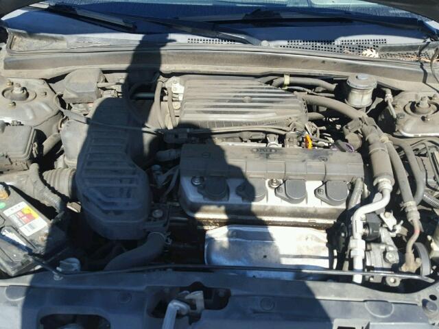 2HGES26885H619393 - 2005 HONDA CIVIC EX GRAY photo 7