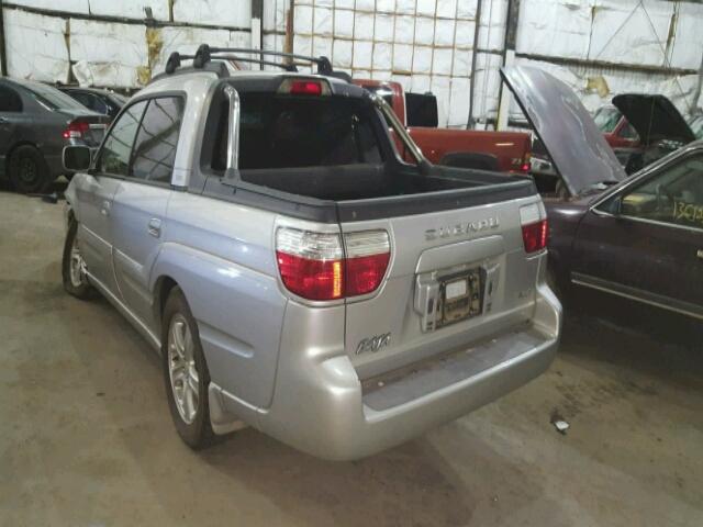 4S4BT61C137103625 - 2003 SUBARU BAJA SILVER photo 3