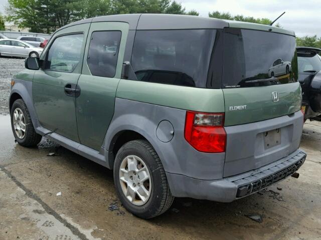 5J6YH28315L012518 - 2005 HONDA ELEMENT LX GREEN photo 3