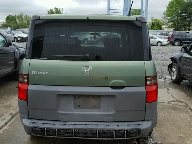 5J6YH28315L012518 - 2005 HONDA ELEMENT LX GREEN photo 9